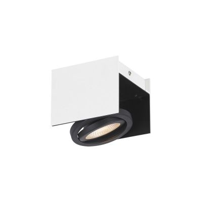 Plafonieră albă din aluminiu, Patrik, 5W, LED 3000K
