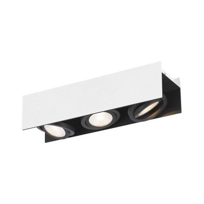 Plafonieră albă din aluminiu, Patrik, 5W, LED 3000K