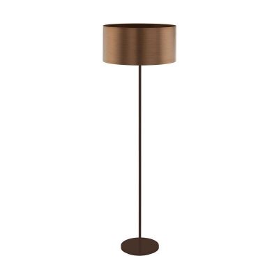Lampadar maro din plastic, Noor, con întrerupător