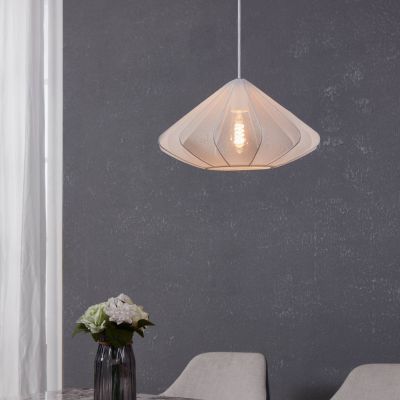 Lustră albă din oțel, Agnese