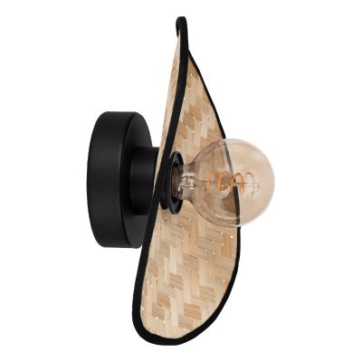 Aplică de perete maro din lemn, Jillah