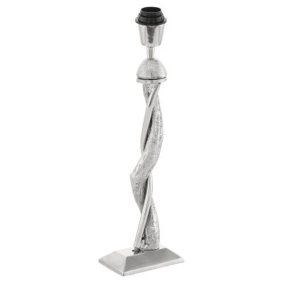 Lampă de masă fără abajur nichel din aluminiu, Mason, con întrerupător