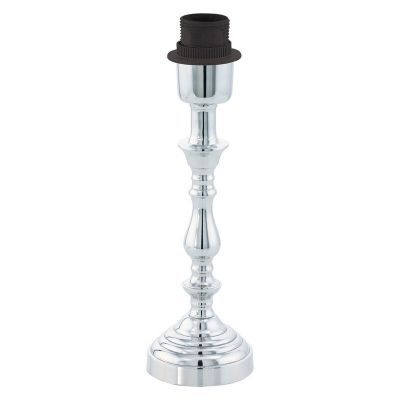 Lampă de masă fără abajur crom din metal, Mason, con întrerupător