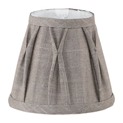 Abajur gri din textil, Noah