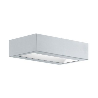 Lampă exterior argintie din oțel inoxidabil, Simen, 4W, LED 3000K, IP44