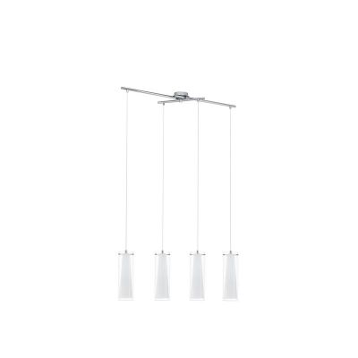 Lustră crom din sticlă, Barceno