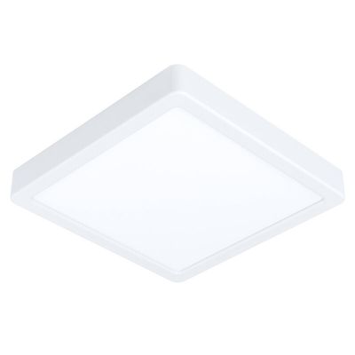 Plafonieră smart albă din plastic, Geraldo, 16,5W, LED reglabil de la alb cald la alb rece, IP44