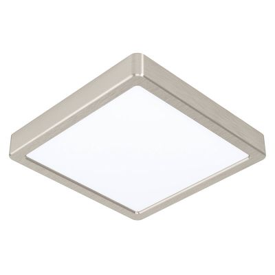 Plafonieră smart nichel din plastic, Geraldo, 16,5W, LED reglabil de la alb cald la alb rece, IP44