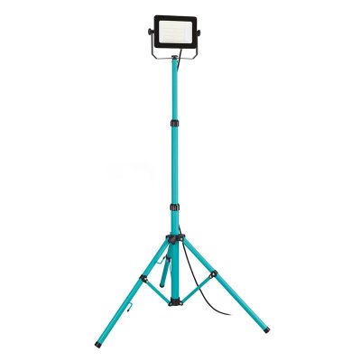 Lampă de lucru albastră din aluminiu, Angelos, 52W, LED 4000K, IP65, cu întrerupător