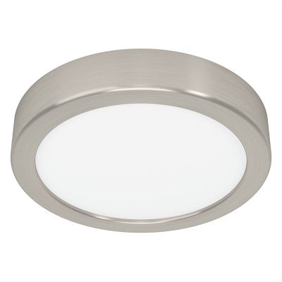 Lampă de tavan nichel din plastic, Geraldo, 11W, LED 3000K