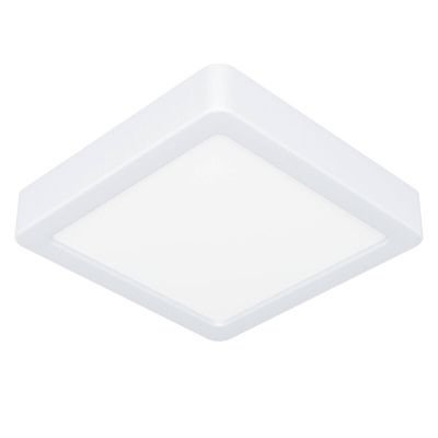 Lampă de tavan albă din plastic, Geraldo, 11W, LED 3000K