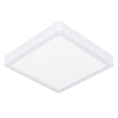 Lampă de tavan albă din plastic, Geraldo, 17W, LED 3000K