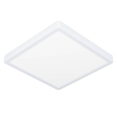 Lampă de tavan albă din plastic, Geraldo, 20,5W, LED 3000K