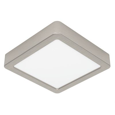 Lampă de tavan nichel din plastic, Geraldo, 11W, LED 3000K