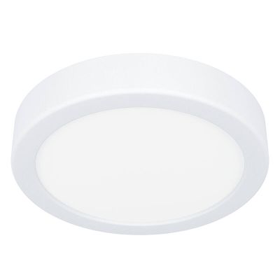 Plafonieră baie albă din plastic, Geraldo, 11W, LED 3000K, IP44