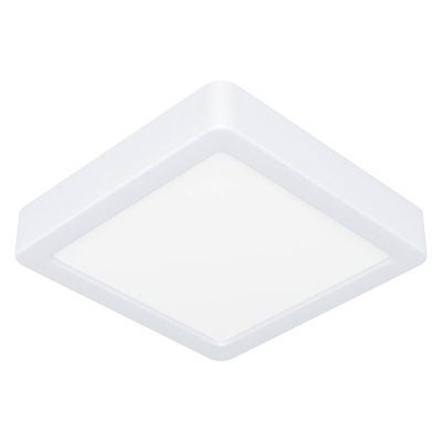 Plafonieră baie albă din plastic, Geraldo, 11W, LED 3000K, IP44