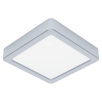 Plafonieră baie crom din plastic, Geraldo, 11W, LED 3000K, IP44