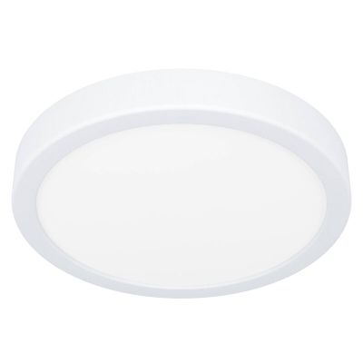 Plafonieră baie albă din plastic, Geraldo, 17W, LED 3000K, IP44