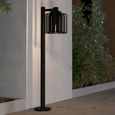 Lampă exterior neagră din aluminiu, Rebecca, IP65