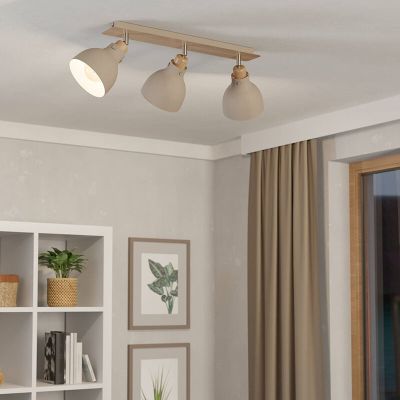 Spot LED de tavan bej din aluminiu, Andy