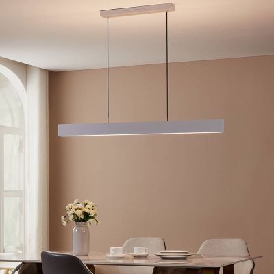 Lustră smart gri din aluminiu, Andrew, 19W, LED RGBW