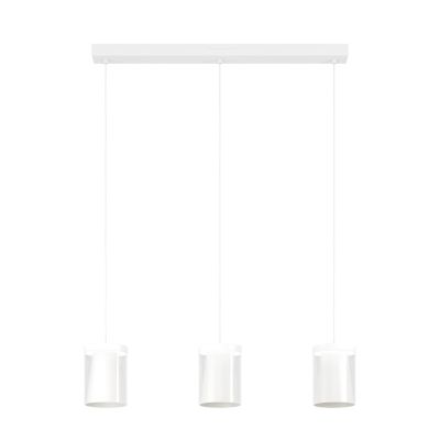 Lustră smart albă din sticlă, Stern, 3,7W, LED RGBW