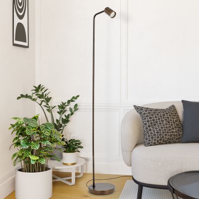 Lampadar bronz din oțel, Rochdi, con întrerupător