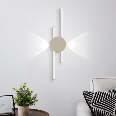 Aplică de perete maro din aluminiu, Vixa, 20W, LED 3000K
