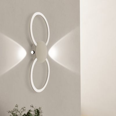 Aplică de perete maro din aluminiu, Vixa, 20W, LED 3000K