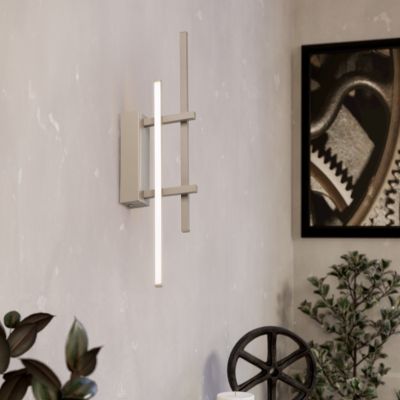 Aplică de perete maro din aluminiu, Thera, 12W, LED 3000K