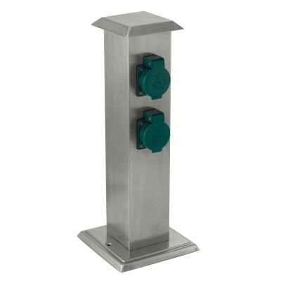 Prelungitor exterior argintiu Gwendolyn, poliester, IP44