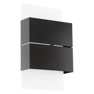 Lampă exterior neagră din metal, Ishaya, 3W, LED 3000K, IP44