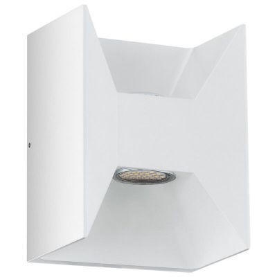 Lampă exterior albă din aluminiu, Jeslynn, 3W, LED 3000K, IP44