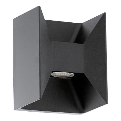 Lampă exterior antracit din aluminiu, Jeslynn, 3W, LED 3000K, IP44