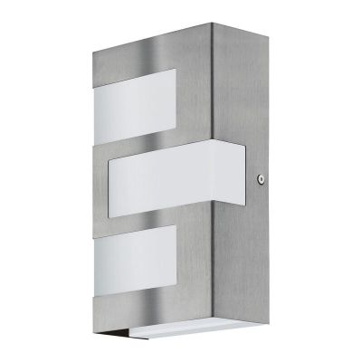 Lampă exterior argintie din plastic, Maegan, 3W, LED 3000K, IP44