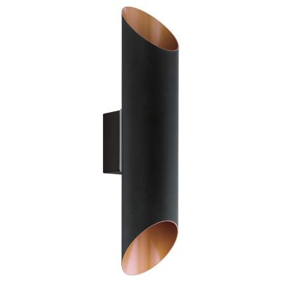 Lampă exterior neagră din metal, Alianne, IP44