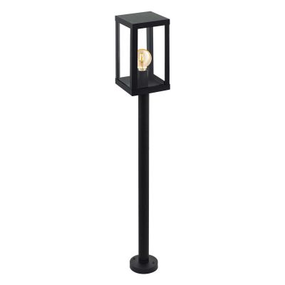 Lampă exterior neagră din oțel, Alihan, IP44