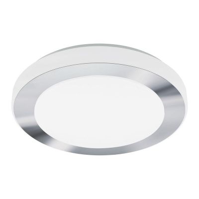 Plafonieră crom din plastic, Amina, 16W, LED 3000K, IP44