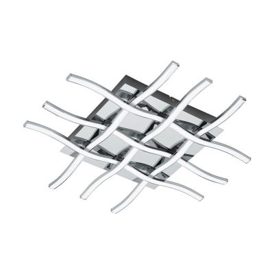 Plafonieră crom din oțel, Arantxa, 36W, LED 3000K