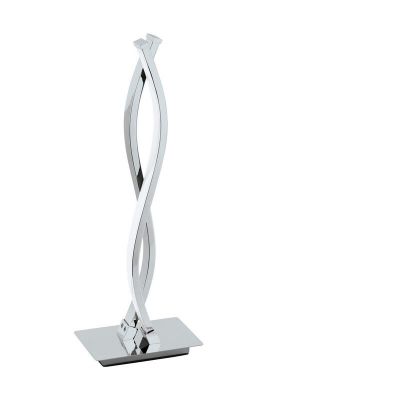 Lampă de masă crom din aluminiu, Arantxa, 5W, LED 3000K, con întrerupător