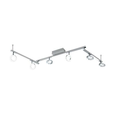 Spot LED de tavan crom din aluminiu, Madelinde, 3W, LED 3000K