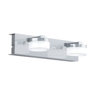 Aplică de perete crom din plastic, Busra, 7W, LED 3000K, IP44