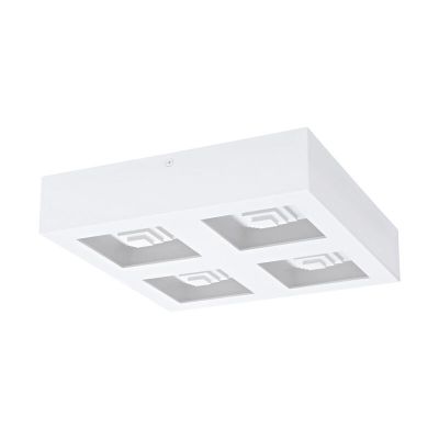 Lampă de tavan albă din oțel, Olger, 6W, LED 3000K