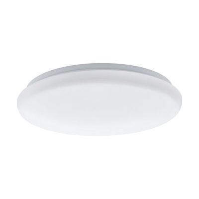 Plafonieră cu senzor albă din oțel, Patryk, 12W, LED 3000K
