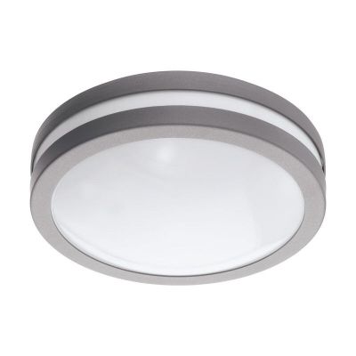 Lampă exterior argintie din metal, Justin, IP44