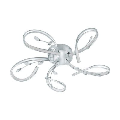 Lampă de tavan crom din aluminiu, Yorik, 6W, LED 3000K