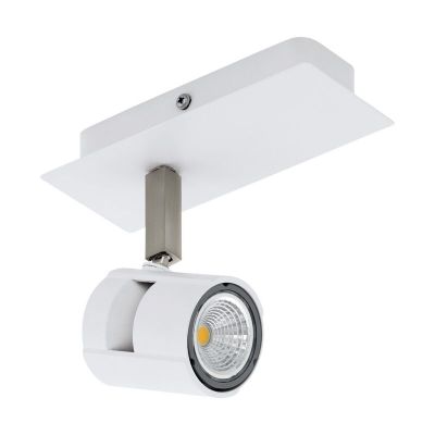 Spot LED de tavan alb din aluminiu, Yordi