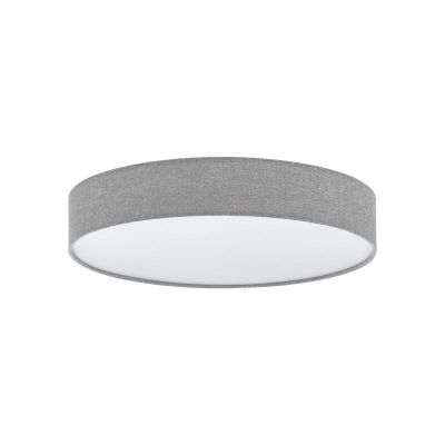 Plafonieră gri din plastic, Sila, 40W, LED reglabil de la alb cald la alb rece, con telecomando