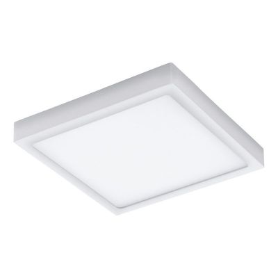 Lampă exterior albă din aluminiu, Evi, 22W, LED reglabil de la alb cald la alb rece, IP44, con telecomando