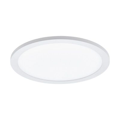 Lampă de tavan albă din aluminiu, Ericus, 14W, LED reglabil de la alb cald la alb rece